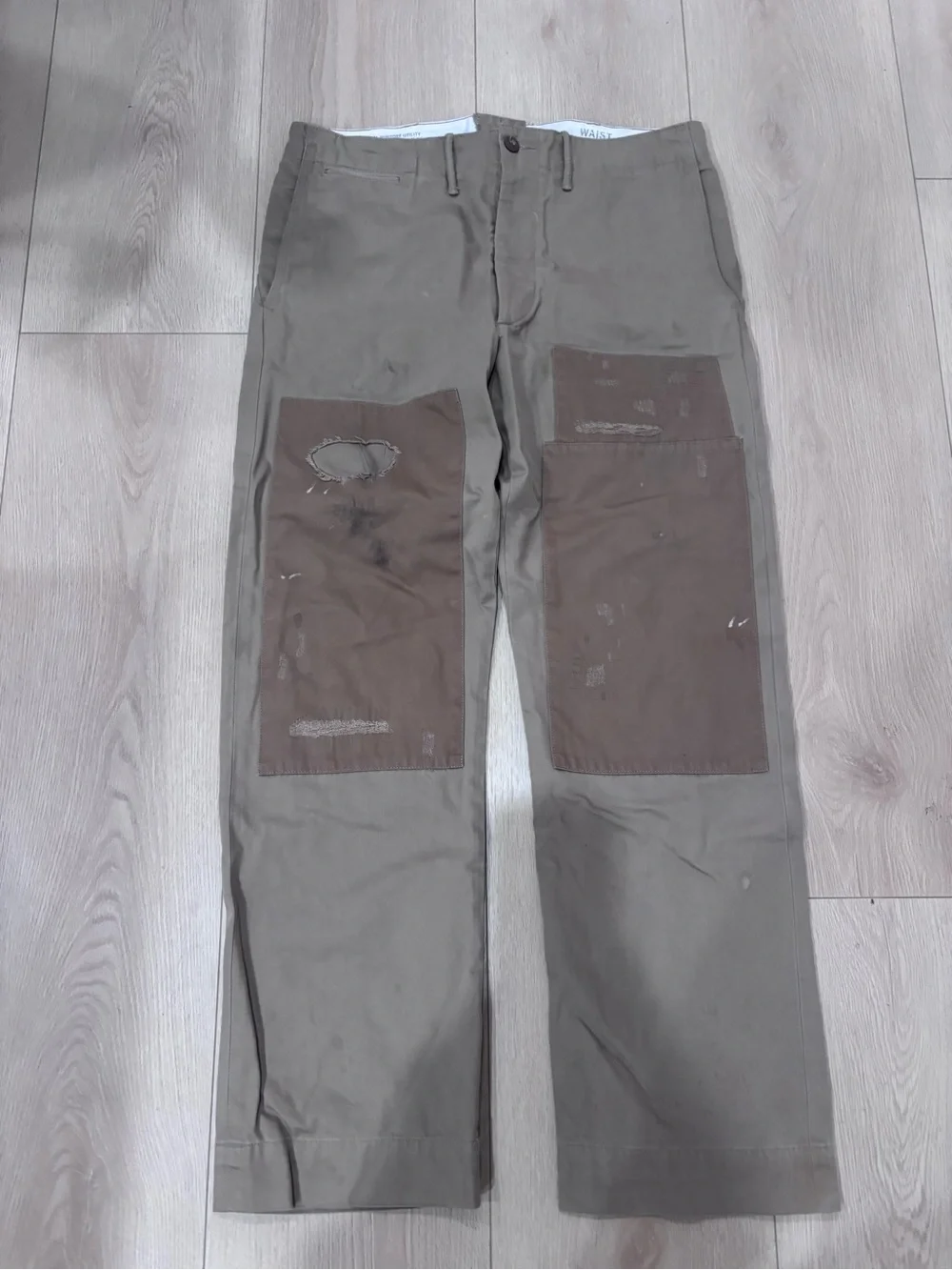 Vintage 90's RRL Polo Ralph Lauren military trousers